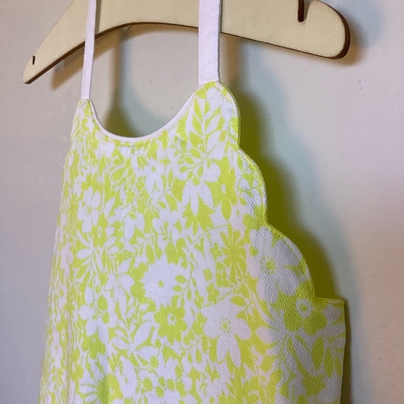 4T Janie And Jack Lemonade Blossom Floral Romper - Picture 2 of 8